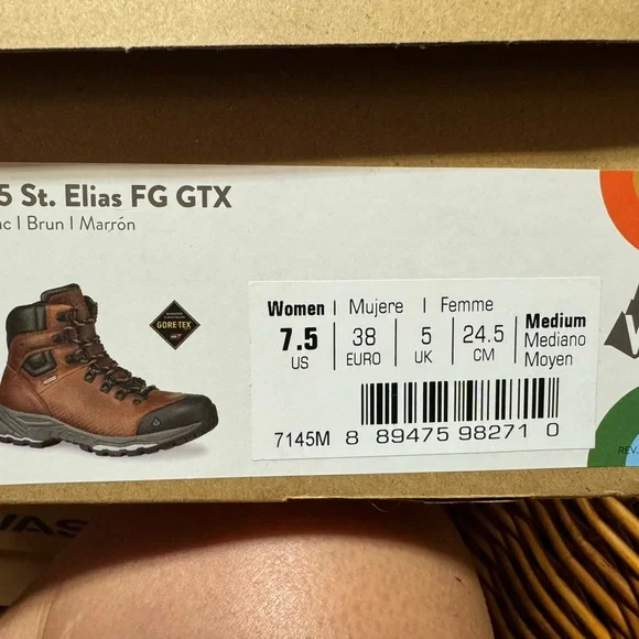 St Elias FG GTX Hiking Boot Size7.5/38 color: Cognac brown - Picture 5 of 7